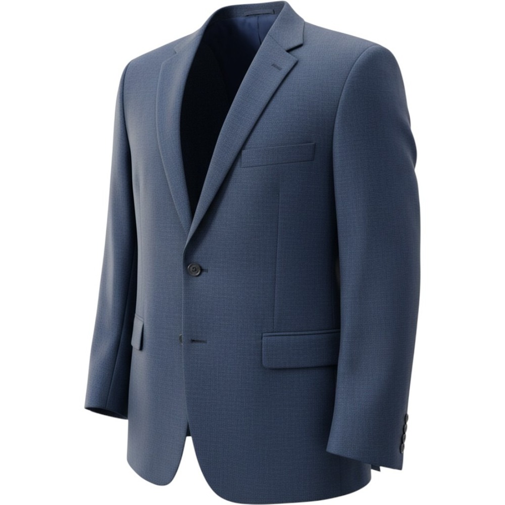 Jos. A. Bank Travel Collection Blue 100% Wool Blazer Sport Coat 48R Mens
